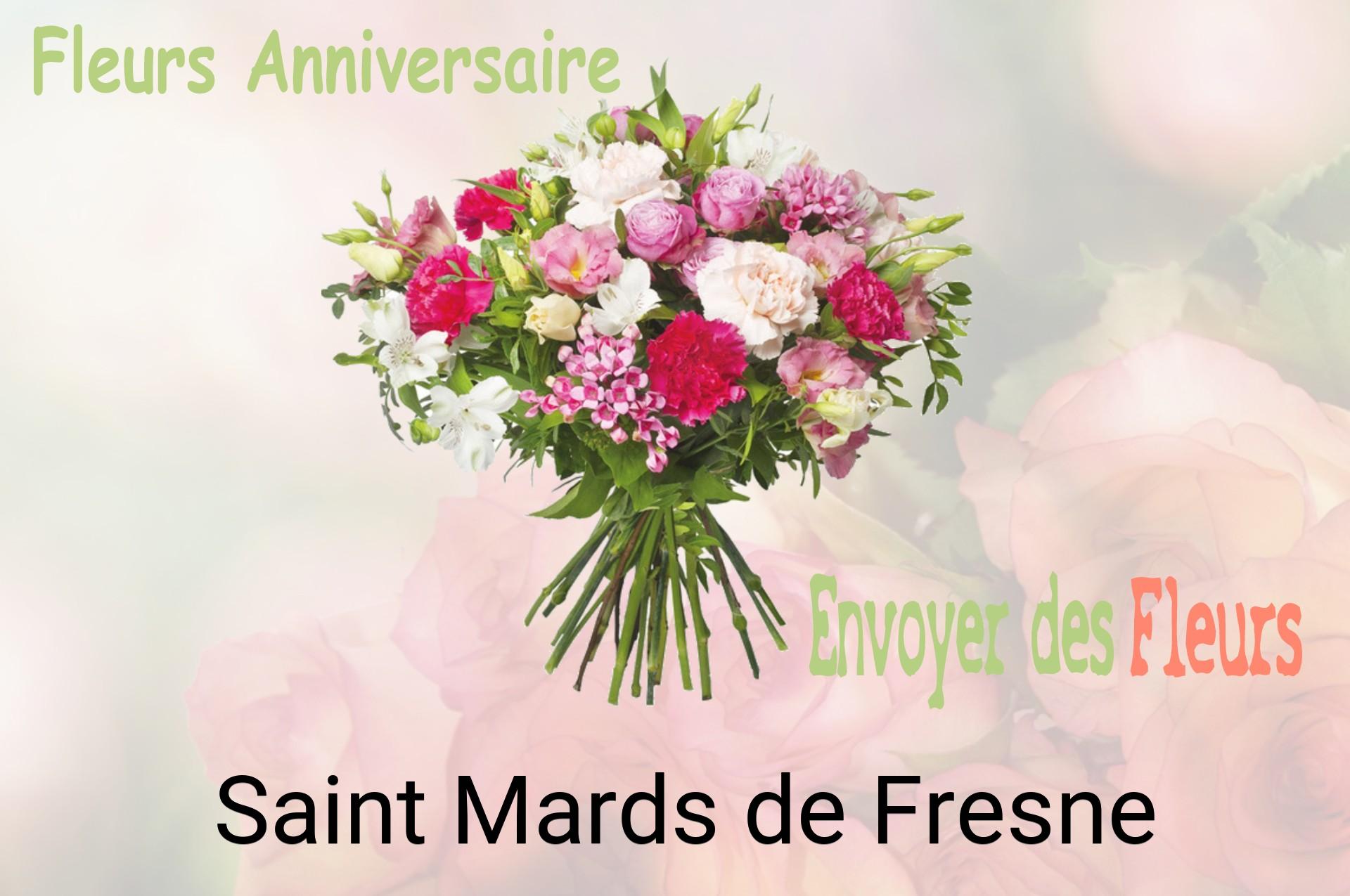 Bouquet de fleurs d’anniversaire livré à Saint-Mards-de-Fresne