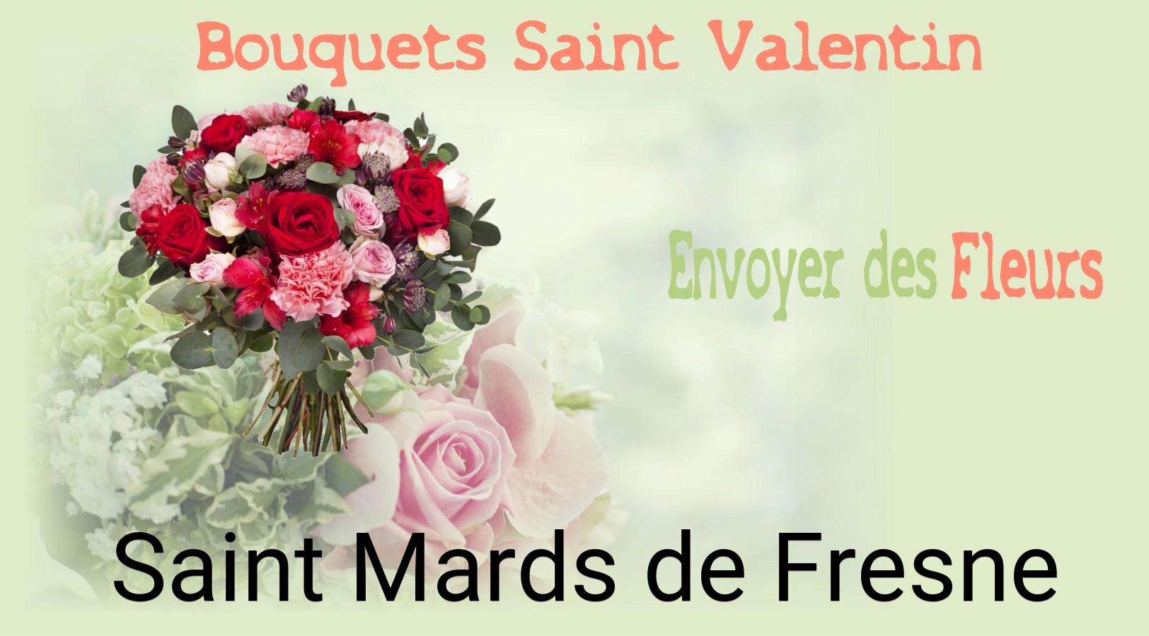 Roses de Saint-Valentin livrées à Saint-Mards-de-Fresne